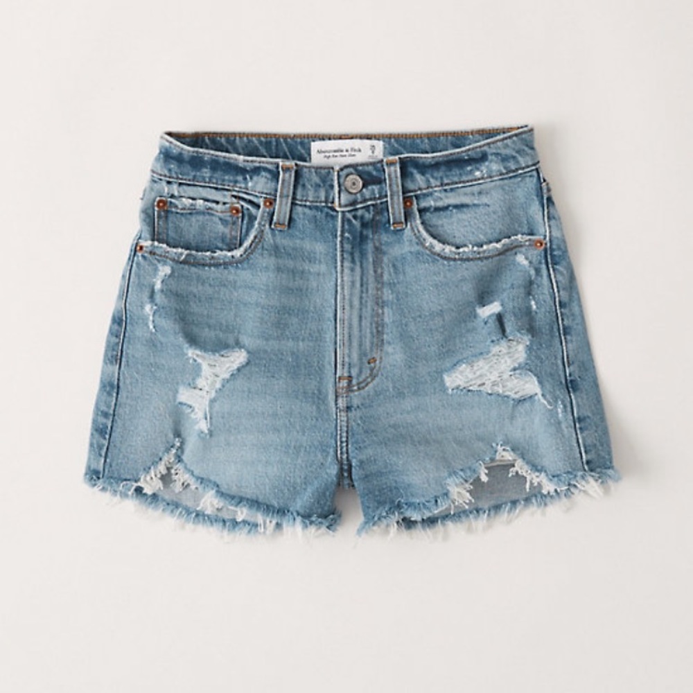 🌺Abercrombie & Fitch women High rise mom shorts